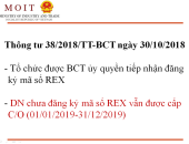 TỰ HỌC VỀ CƠ CHẾ NHÀ XUẤT KHẨU TỰ CHỨNG NHẬN XUẤT XỨ (R.E.X) KHI XUẤT HÀNG SANG THỊ TRƯỜNG CHÂU ÂU